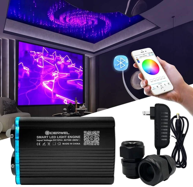 Alt view image 6 of 6 - RGBW Fiber Optic Light Engine Driver, Dual Port with Remote