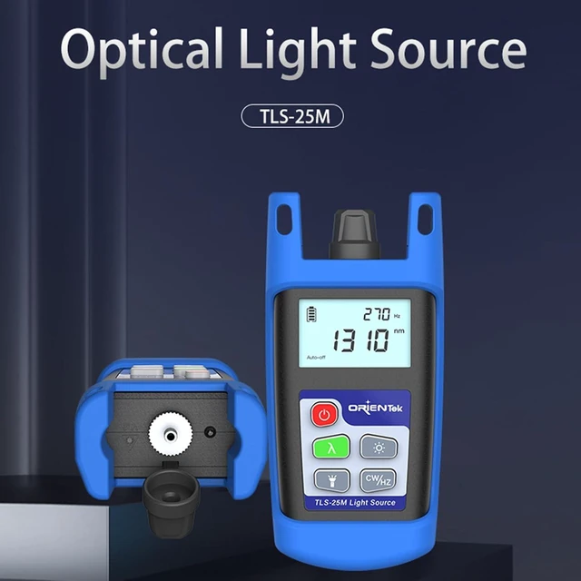 Alt view image 2 of 7 - TLS-25 Mini Optical Light Source, 2.5mm Universal, for 1310/1550nm Single Mode