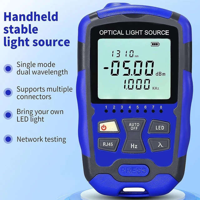 Alt view image 2 of 7 - Rechargeable Fiber Optic Light Source, 1310/1550nm Single Mode