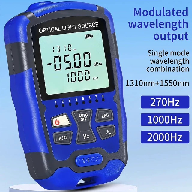 Alt view image 3 of 7 - Rechargeable Fiber Optic Light Source, 1310/1550nm Single Mode
