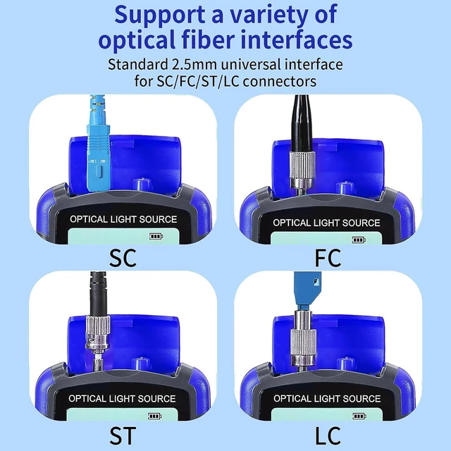 Alt view image 5 of 7 - Rechargeable Fiber Optic Light Source, 1310/1550nm Single Mode