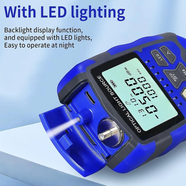 Alt view image 7 of 7 - Rechargeable Fiber Optic Light Source, 1310/1550nm Single Mode