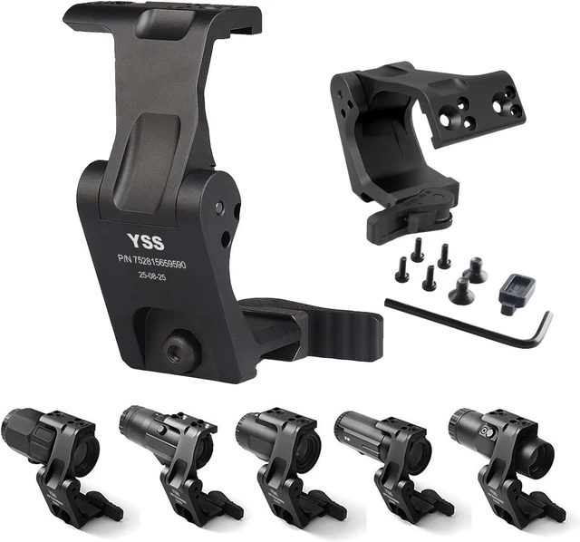 Main image of FTC Flip-to-Center Magnifier Mount with QD Lever, Compatible G33/G43/G45 3X/6X, 2.26" Centerline