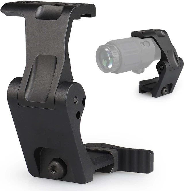 Alt view image 2 of 7 - FTC Flip-to-Center Magnifier Mount with QD Lever, Compatible G33/G43/G45 3X/6X, 2.26" Centerline