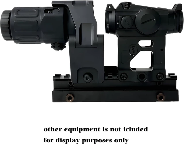 Alt view image 7 of 7 - FTC Flip-to-Center Magnifier Mount with QD Lever, Compatible G33/G43/G45 3X/6X, 2.26" Centerline