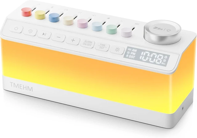 Main image of White Noise Machine Alarm Clock with Gentle Wake-Up Light for Bedroom