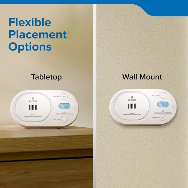 Alt view image 6 of 7 - Carbon Monoxide Detector, 10-Year Battery-Powered (COBD10)