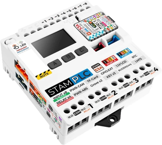 Main image of M5Stack StampS3 PLC Module, Industrial Automation Controller