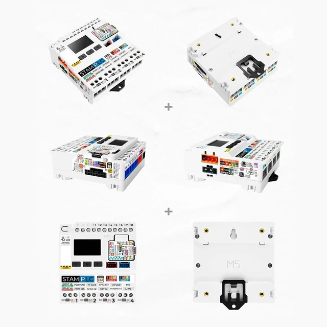 Alt view image 5 of 7 - M5Stack StampS3 PLC Module, Industrial Automation Controller