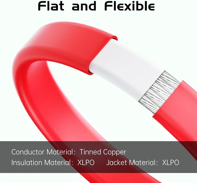 Alt view image 6 of 7 - Flat Solar Cable Connector, Flexible Extension Wires for RV & Balcony Panels, Through Door Without Drilling, 3.3ft