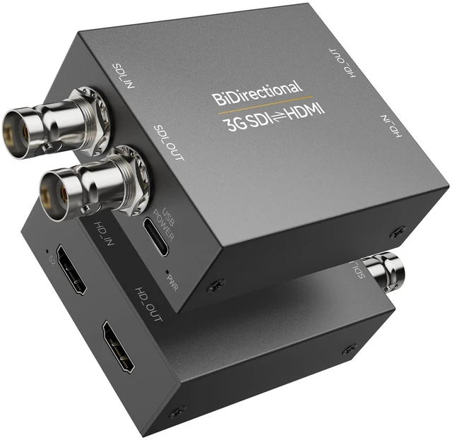 Main image of 3G Bi-Directional SDI/HDMI Converter with Power Supply for Broadcast, Live Streaming & Home Theater