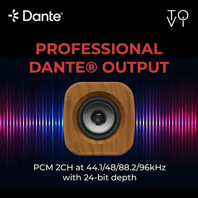 Alt view image 6 of 7 - 2-Channel HDMI to Dante Audio Transmitter Converter
