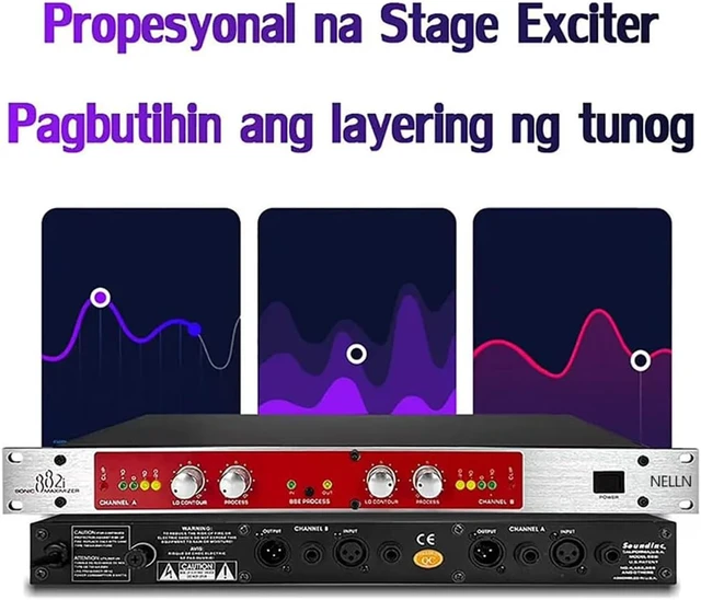 Alt view image 5 of 7 - Sonic Maximizer Audio Enhancer Processor for Karaoke & Stage, Boosts Vocal Clarity & Prevents Distortion