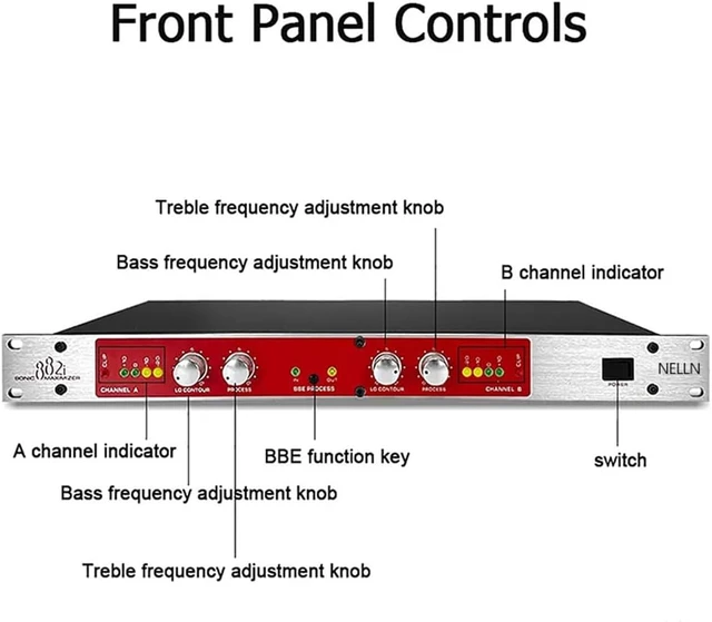 Alt view image 4 of 7 - Sonic Maximizer Audio Enhancer Processor for Karaoke & Stage, Boosts Vocal Clarity & Prevents Distortion