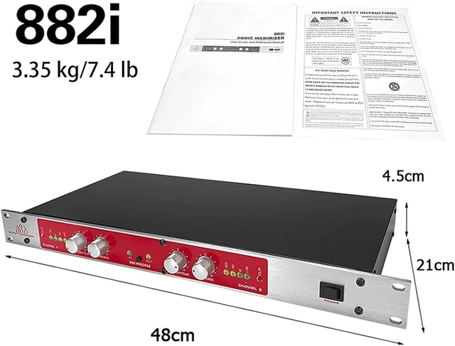 Alt view image 6 of 7 - Sonic Maximizer Audio Enhancer Processor for Karaoke & Stage, Boosts Vocal Clarity & Prevents Distortion