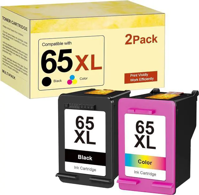 Main image of PrintImpression 65XL Ink Cartridges Replacement for 65XL 65 XL for DeskJet 2622 2655 3752 3758 2652 3722 3723 Envy 5058 5052 5055 Printer (1 Black, 1 Color)