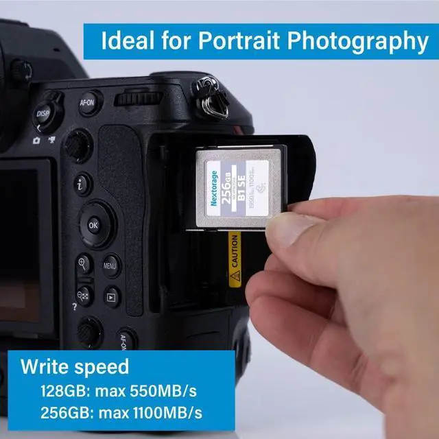 Alt view image 2 of 3 - Type B Memory Card SE Series 128GB max Read 1100MB/s/max Write 550MB/s