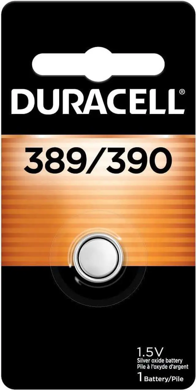 Main image of 389/390 Silver Oxide Button Battery, 1 Count Pack, 389/390 1.5 Volt Battery, Long-Lasting for Watches, Medical Devices, Calculators, and More