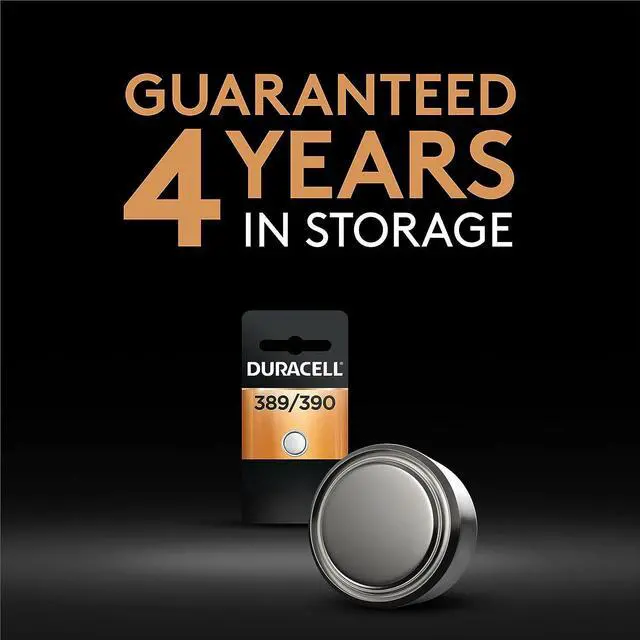 Alt view image 4 of 6 - 389/390 Silver Oxide Button Battery, 1 Count Pack, 389/390 1.5 Volt Battery, Long-Lasting for Watches, Medical Devices, Calculators, and More