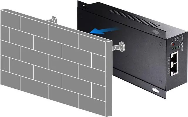 Alt view image 6 of 7 - 90 Watts Gigabit PoE++ Injector, 10/100/1000Mbps PoE Adapter, 90W / 60W / 30W / 15.4W PoE Power Budget, PoE/PoE+ / PoE++ Adapter, IEEE 802.3af / 802.3at / 802.3bt Compliant, 48V ~ 52V (POE350)