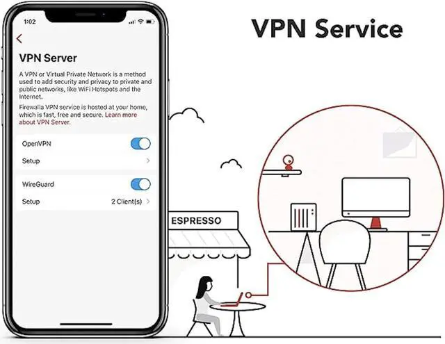 Alt view image 6 of 7 - Firewalla: Cyber Security Firewall for Home & Business, Protect Network from Malware and Hacking | Smart Parental Control | Block Ads | VPN Server and Client | No Monthly Fee (Purple SE)