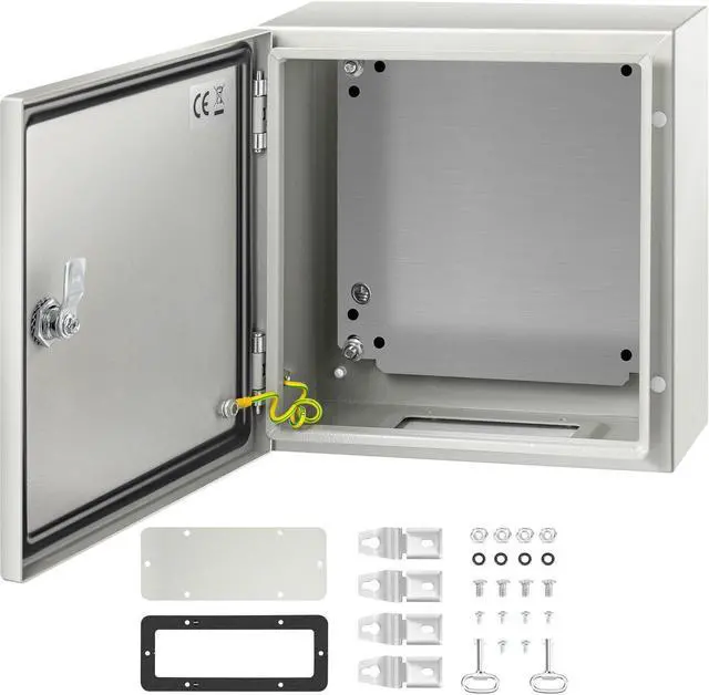 Main image of 12x12x6'' Carbon Steel Electrical Enclosure IP65 Wall Mount Junction Box
