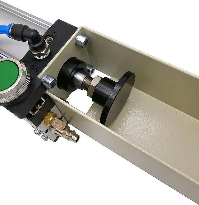 Alt view image 6 of 6 - Aluminum Can Crusher, Heavy Duty Pneumatic Cylinder Soda Beer Can Crusher, Eco-Friendly Recycling Tool (Countertop Button Valve)