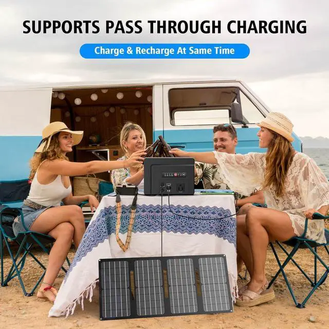 Alt view image 7 of 7 - Portable Power Bank with AC Outlet 100W, 97.68Wh/26400mAh Portable Battery Pack with DC/USB A/USB C/AC Outlet PD65W Battery Bank Fast Charging Phone Laptop Charger for Outdoor Camping Travel RV