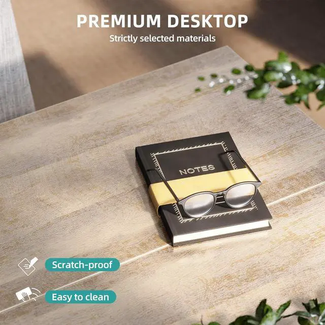 Alt view image 5 of 7 - Square Wood Modern Rustic Coffee Table with Half Open Storage Compartment for Living Room