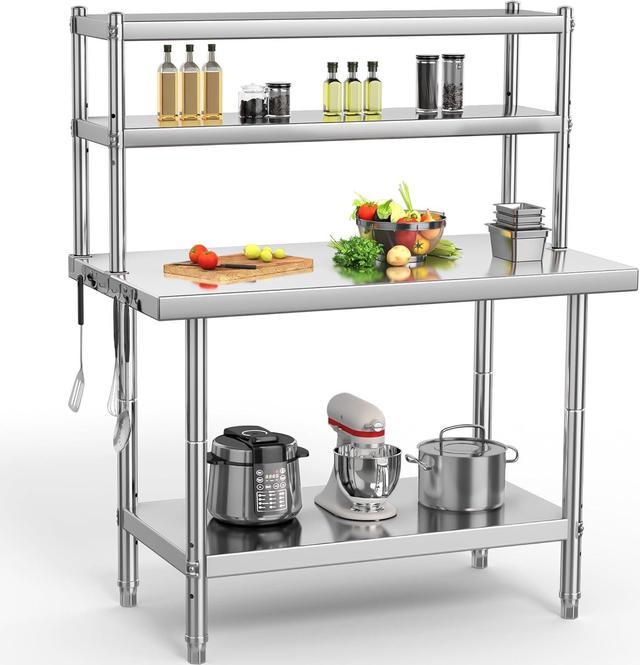 Metal prep table sales