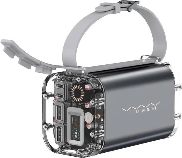 Alt view image 4 of 7 - 40000mAh Power Bank with PD100W Fast Charging and LED Flashlight,Charge 4 Devices Simultaneously,Compatible with MacBook,iPad,iPhone,Android Power Banks