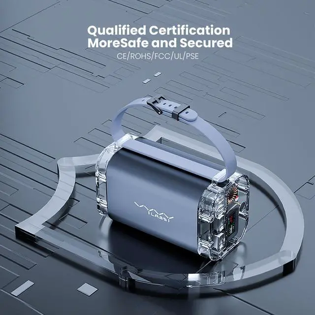 Main image of 40000mAh Power Bank with PD100W Fast Charging and LED Flashlight,Charge 4 Devices Simultaneously,Compatible with MacBook,iPad,iPhone,Android Power Banks