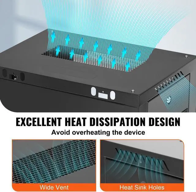 Alt view image 6 of 7 - 12U Wall Mount Network Server Rack Cabinet Enclosure 15.5'' Deep Door Lock