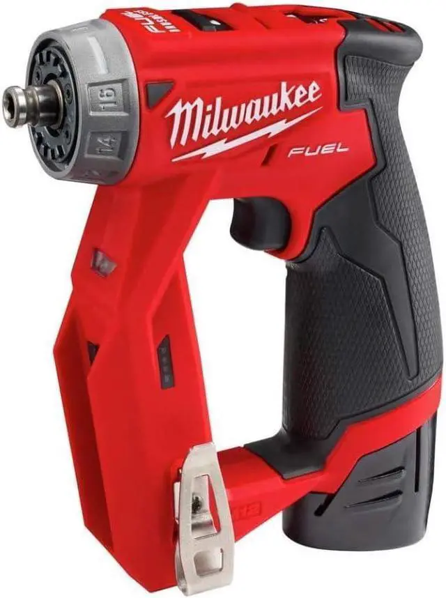 Alt view image 3 of 5 - Milwaukee 2505-22 M12 Fuel Installation Drill/Driver Kit, Compact, Forward/Reverse Switch, Keyless Chuck, LED Light, Variable Speed