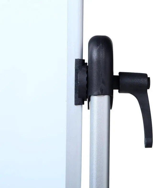 Alt view image 4 of 5 - Double-Sided Magnetic Mobile Whiteboard,72 x 40 Inches Aluminium Frame and Stand