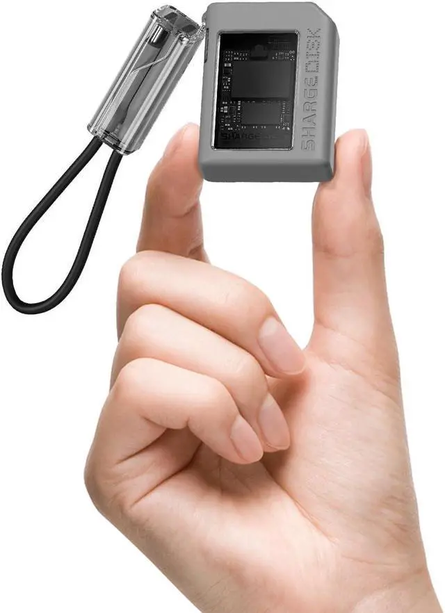 Main image of Disk M.2 NVMe SSD Enclosure with Active Cooling System, 10Gbps USB C 3.2 Gen2, Enclosure NVMe Reader Supports M Keys and Size 2230 SSDs, Gray