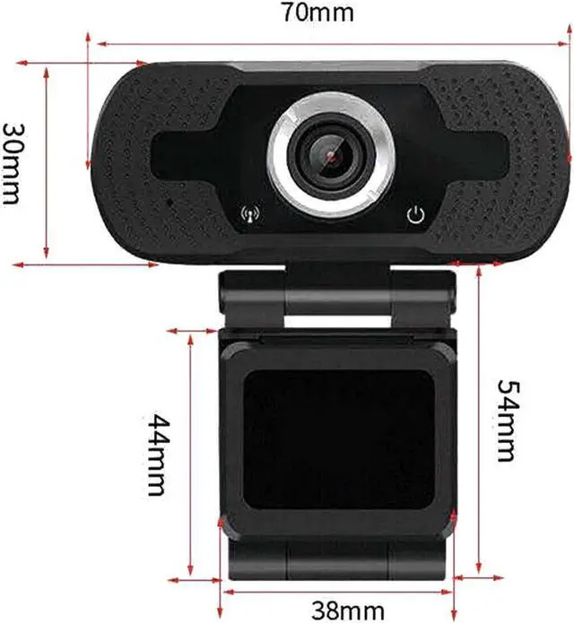 Alt view image 6 of 7 - HD 1080P Autofocus Webcam Camera Clip With Microphone USB 2.0 For Android TV PC