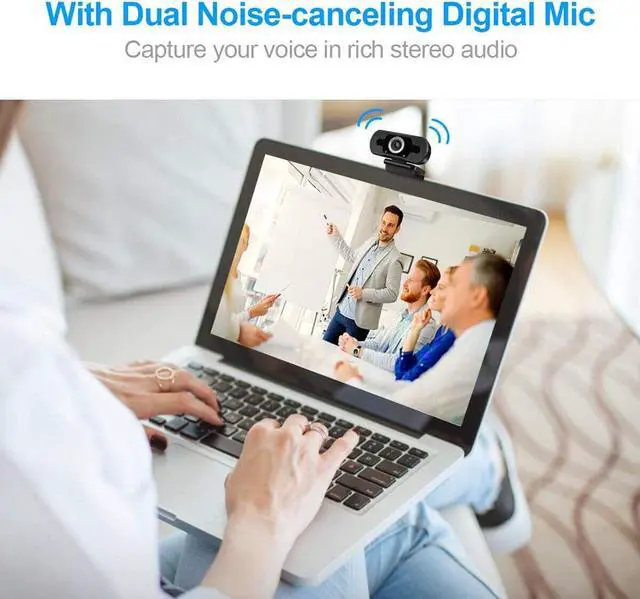 Alt view image 4 of 7 - HD 1080P Autofocus Webcam Camera Clip With Microphone USB 2.0 For Android TV PC