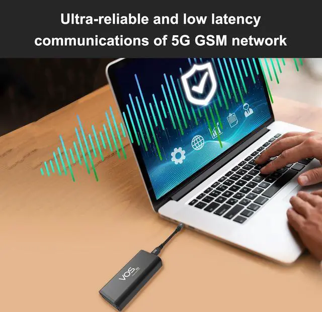 Alt view image 4 of 5 - TRI Cascade VOS 5G Network Adapter, Supports iOS, Windows, Linux, T-Mobile SIM Included, USB Modem Dongle for PC, Desktop, Gen10 iPad, Surface Tablet