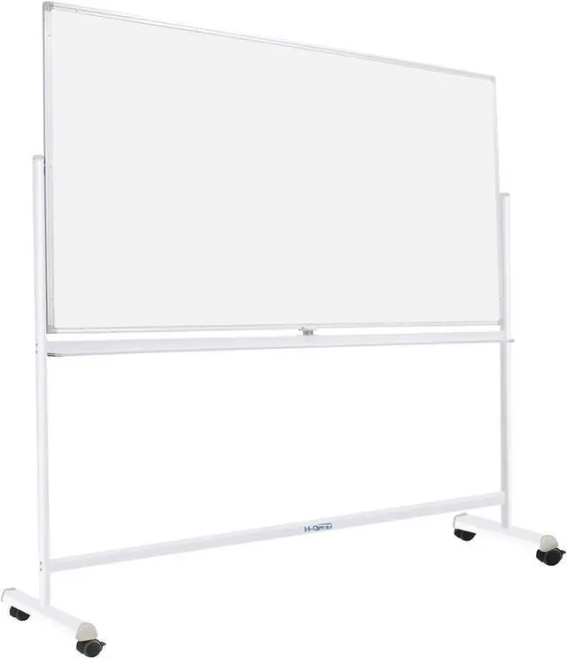 Main image of Mobile Whiteboard 72"x40" Magnetic Dry Erase Board with Stand Double-Sided Rolling Whiteboard for Office, Home & School