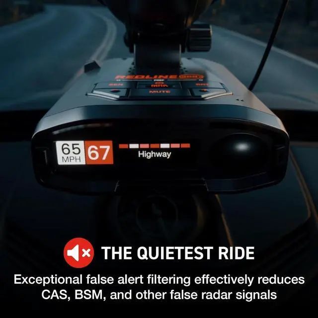 Alt view image 4 of 7 - Redline 360C Laser Radar Detector & Escort M2 Smart Dash Cam Bundle - 1080P Full HD Video, Extreme Range, AI Assisted Filtering, Built-in WiFi, GPS Based and Escort Live App, 0100057-1