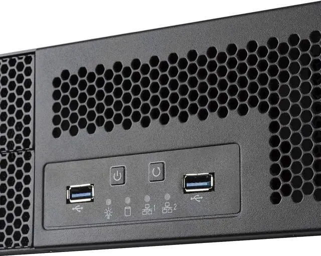 Alt view image 5 of 7 - SilverStone Technology 2U Dual 5.25" Drive Bay ATX rackmount Industrial Storage Server Chassis with USB 3.1 Gen1 Interface, SST-RM23-502