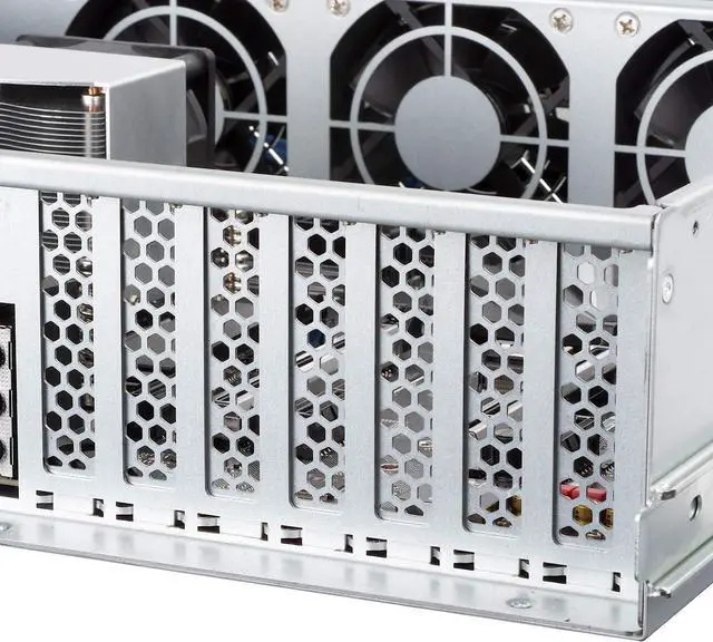 Alt view image 7 of 7 - SilverStone Technology 2U Dual 5.25" Drive Bay ATX rackmount Industrial Storage Server Chassis with USB 3.1 Gen1 Interface, SST-RM23-502