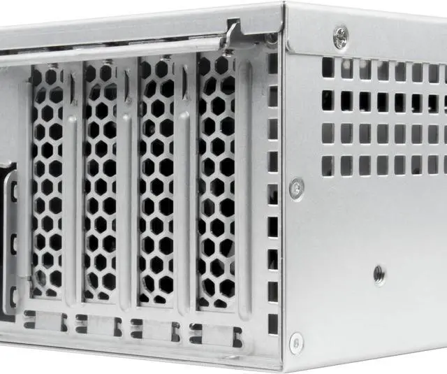 Alt view image 4 of 7 - SilverStone Technology RM23-502-MINI 2U Dual 5.25'' Drive Bay Micro-ATX rackmount Server Chassis, SST-RM23-502-MINI