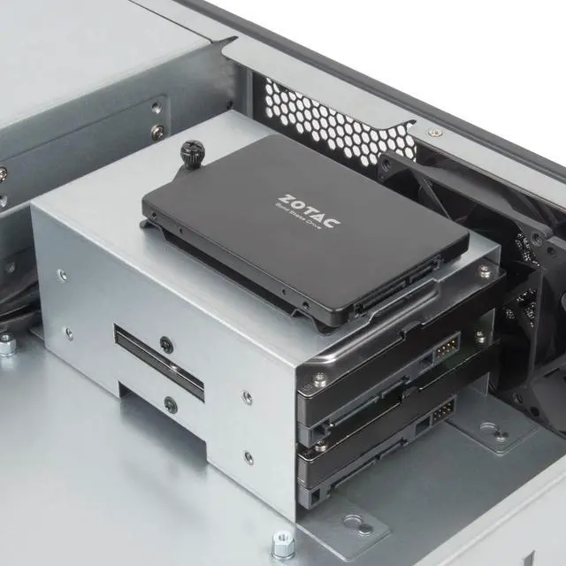 Alt view image 6 of 7 - SilverStone Technology RM23-502-MINI 2U Dual 5.25'' Drive Bay Micro-ATX rackmount Server Chassis, SST-RM23-502-MINI