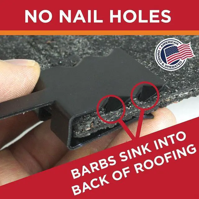 Alt view image 3 of 6 - Roof Clips,Clip Hooks for Installing Heat Tape, Electric Cable & Roof Heat Cable | Prevents Roof Damage,Simple Nail-Free Outdoor Cable Clips