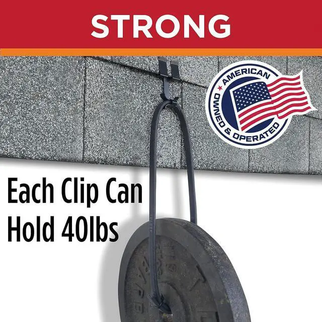 Alt view image 4 of 6 - Roof Clips,Clip Hooks for Installing Heat Tape, Electric Cable & Roof Heat Cable | Prevents Roof Damage,Simple Nail-Free Outdoor Cable Clips