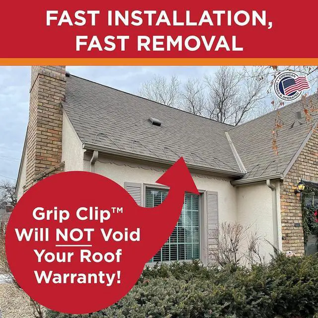 Alt view image 6 of 6 - Roof Clips,Clip Hooks for Installing Heat Tape, Electric Cable & Roof Heat Cable | Prevents Roof Damage,Simple Nail-Free Outdoor Cable Clips