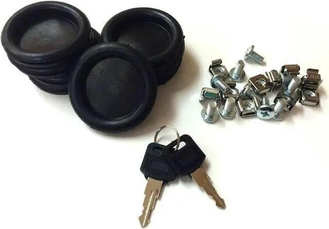 Alt view image 4 of 4 - 2U Wall Mount Rack Enclosure Network Cabinet - Solid Door