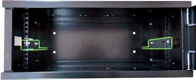 Alt view image 2 of 4 - 4U Wall Mount Rack Enclosure Server Network Cabinet - Solid Door